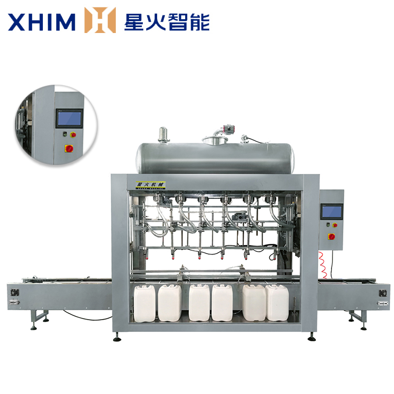 大型稱重灌裝機-六頭自動灌裝機