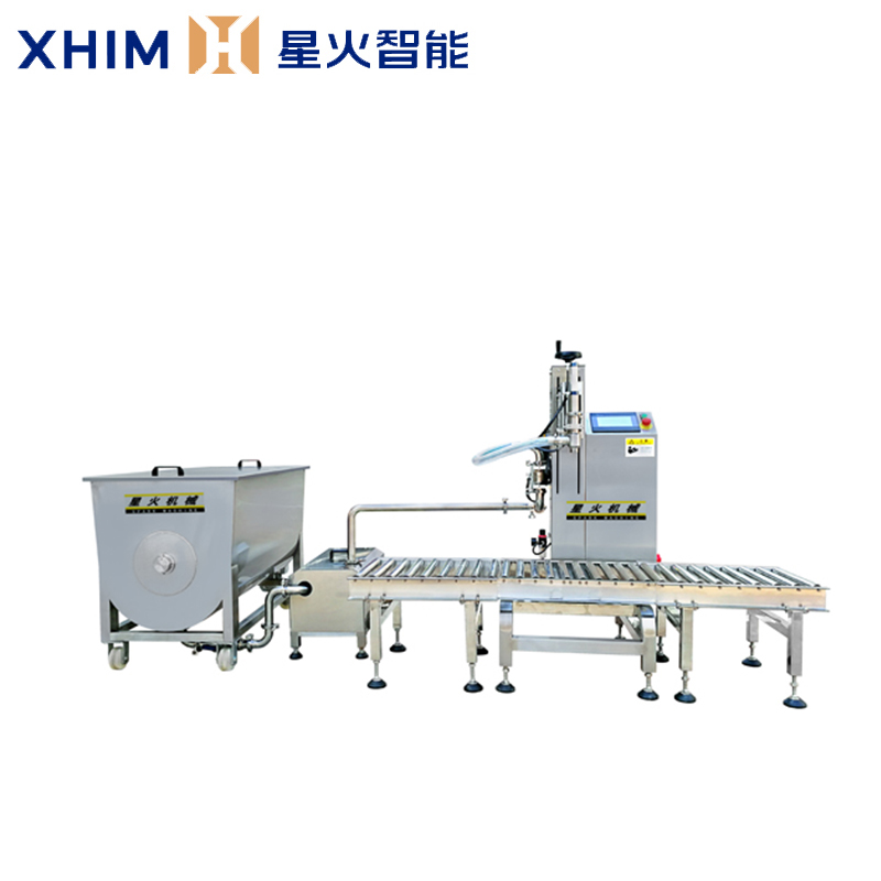 電子稱(chēng)重式灌裝機(jī)-單頭定量灌裝設(shè)備